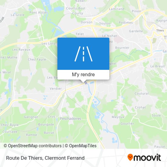 Route De Thiers plan