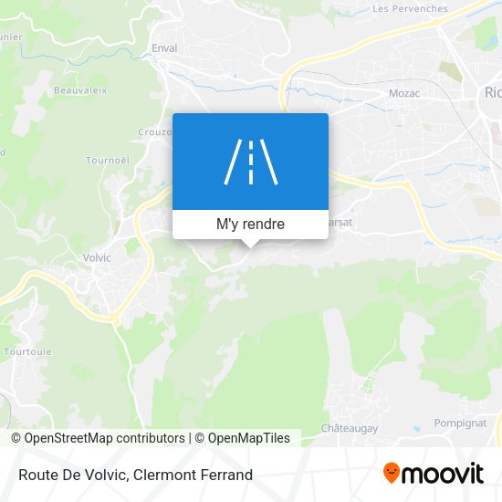 Route De Volvic plan