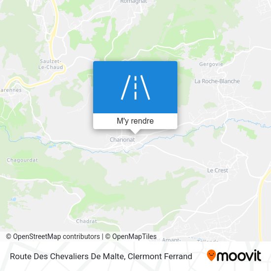 Route Des Chevaliers De Malte plan