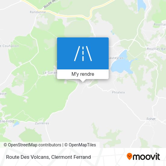 Route Des Volcans plan