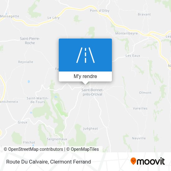 Route Du Calvaire plan