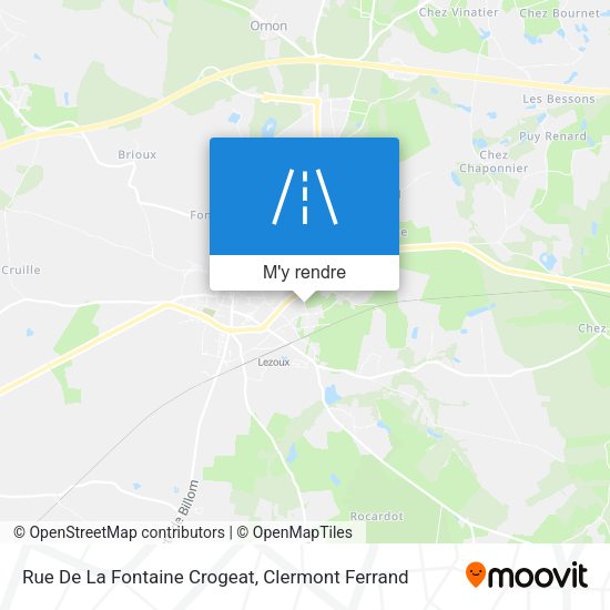 Rue De La Fontaine Crogeat plan