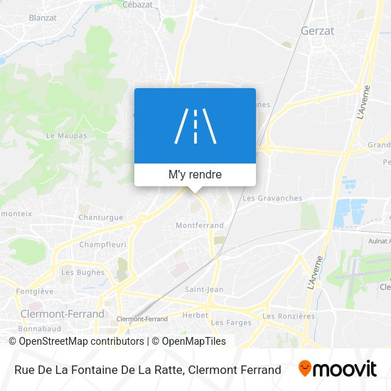 Rue De La Fontaine De La Ratte plan