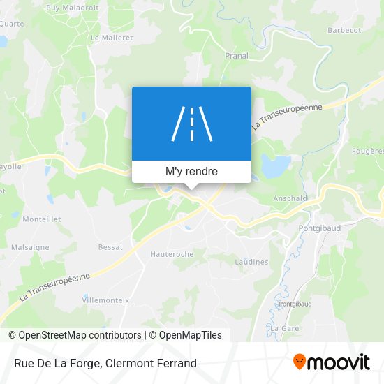 Rue De La Forge plan