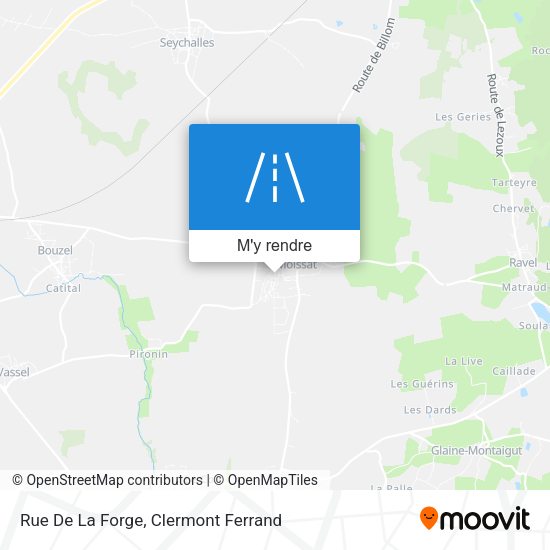 Rue De La Forge plan
