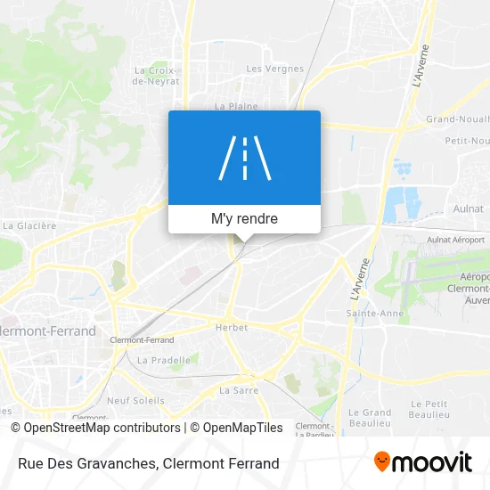 Rue Des Gravanches plan