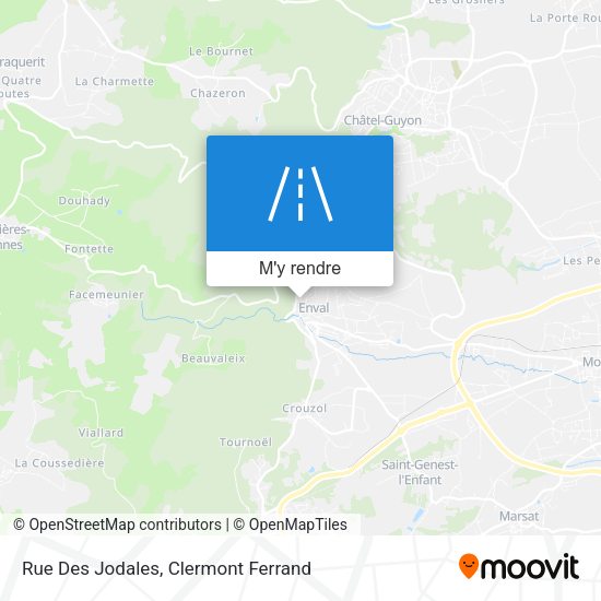 Rue Des Jodales plan