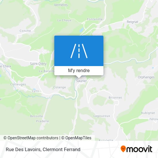 Rue Des Lavoirs plan