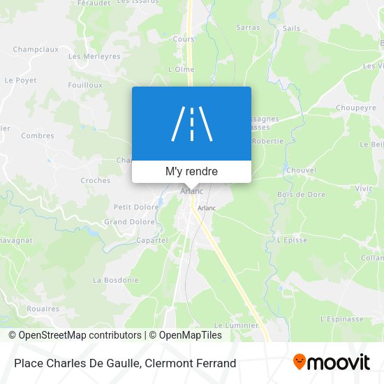 Place Charles De Gaulle plan