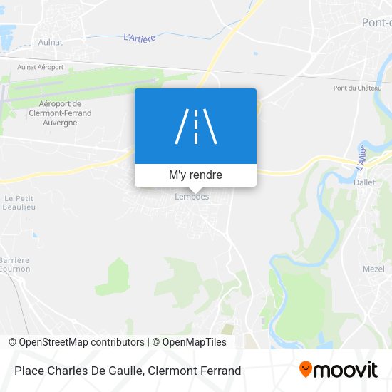 Place Charles De Gaulle plan