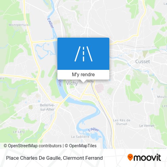 Place Charles De Gaulle plan
