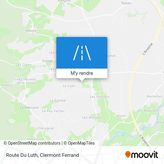 Route Du Luth plan