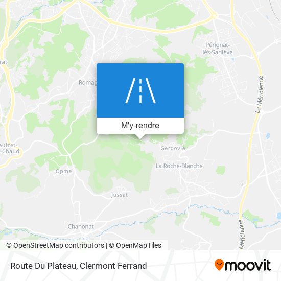 Route Du Plateau plan