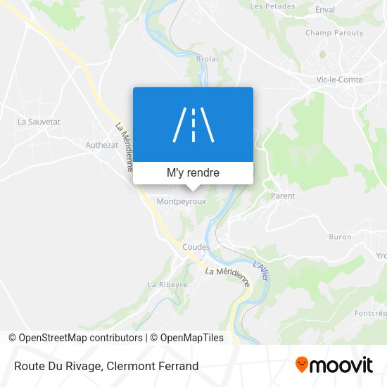 Route Du Rivage plan