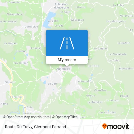 Route Du Trevy plan