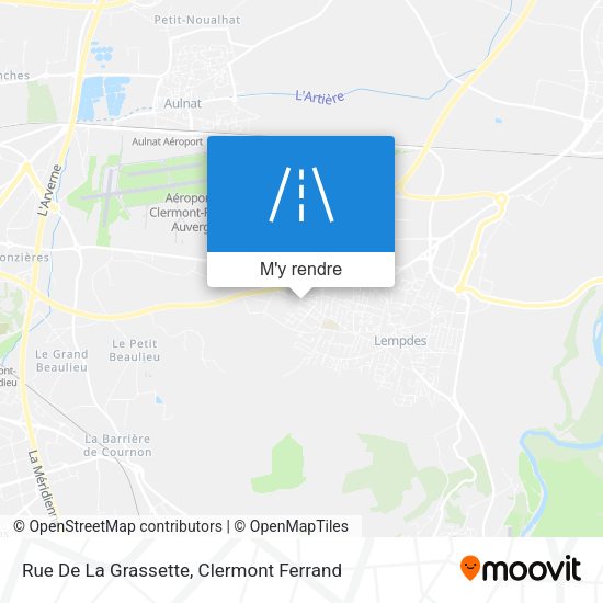 Rue De La Grassette plan