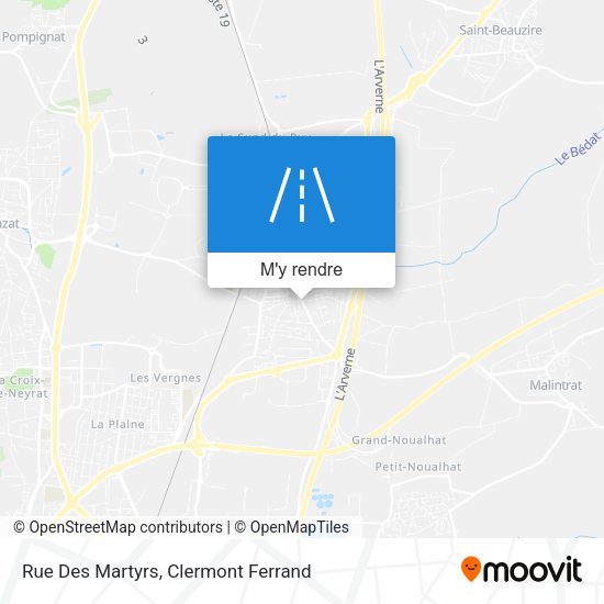 Rue Des Martyrs plan