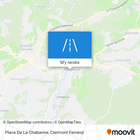 Place De La Chabanne plan