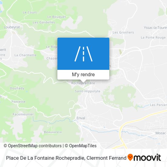 Place De La Fontaine Rochepradie plan