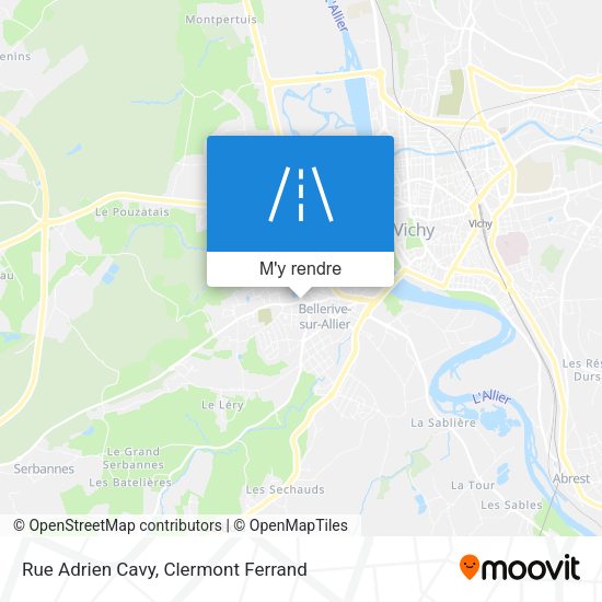 Rue Adrien Cavy plan