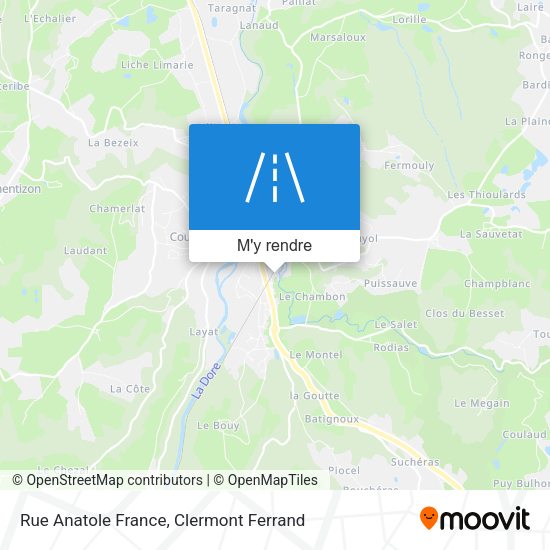 Rue Anatole France plan
