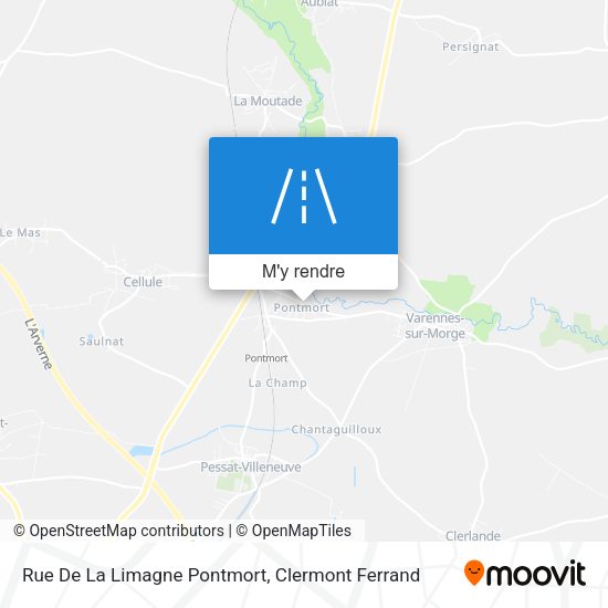 Rue De La Limagne Pontmort plan