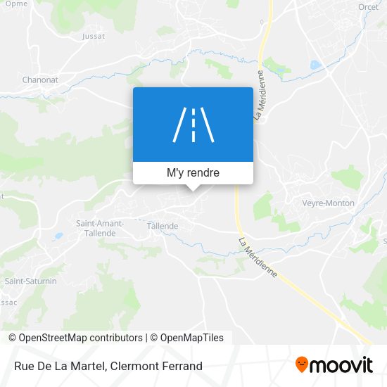 Rue De La Martel plan
