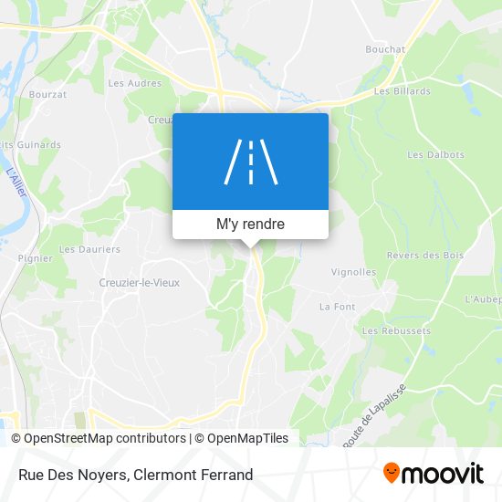 Rue Des Noyers plan