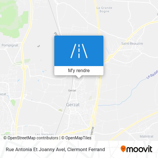 Rue Antonia Et Joanny Avel plan