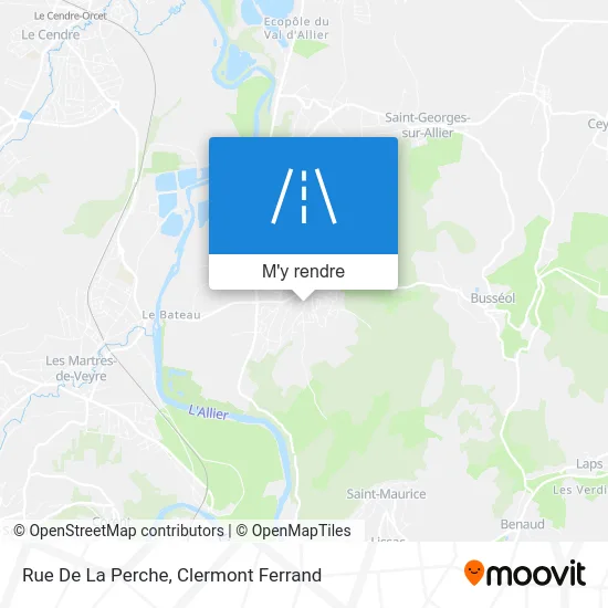 Rue De La Perche plan