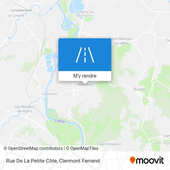 Rue De La Petite Côte plan