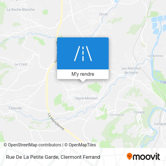 Rue De La Petite Garde plan