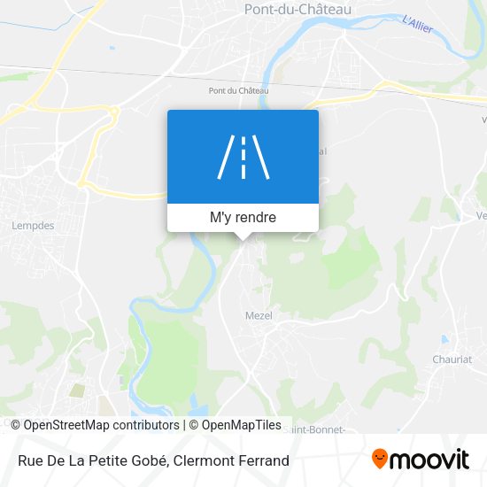 Rue De La Petite Gobé plan