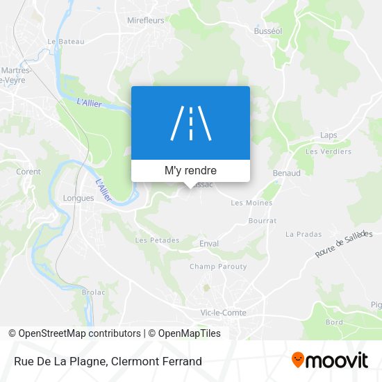 Rue De La Plagne plan
