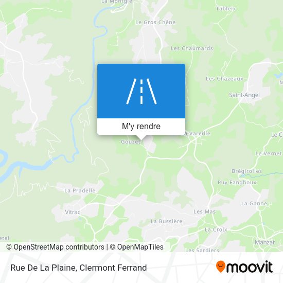Rue De La Plaine plan