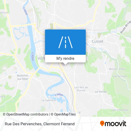 Rue Des Pervenches plan