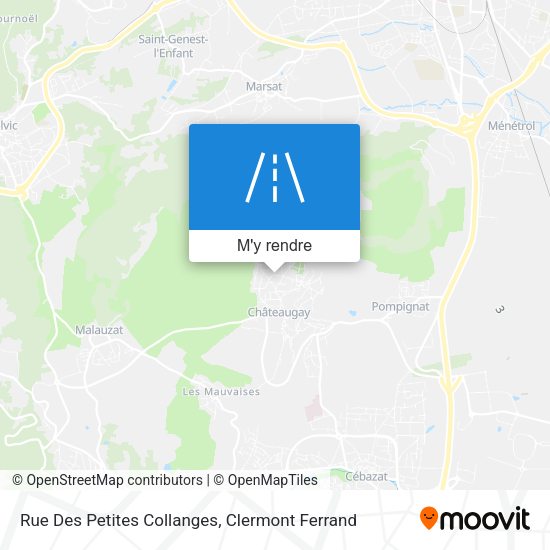 Rue Des Petites Collanges plan