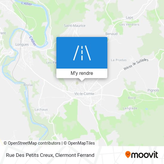 Rue Des Petits Creux plan