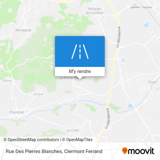 Rue Des Pierres Blanches plan