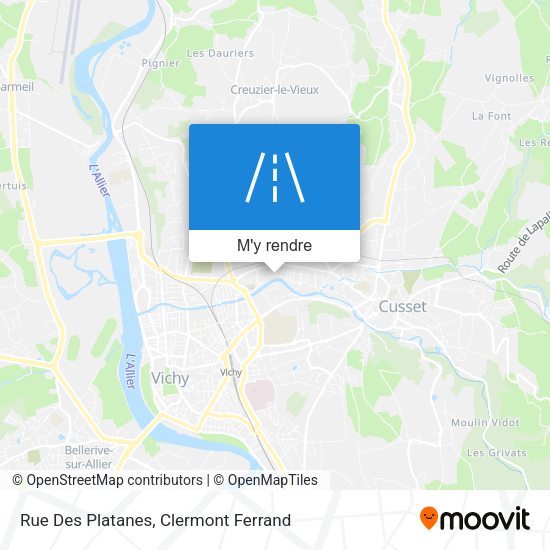 Rue Des Platanes plan