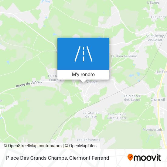 Place Des Grands Champs plan