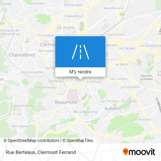 Rue Berteaux plan