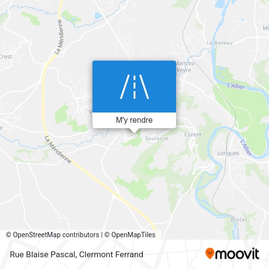 Rue Blaise Pascal plan