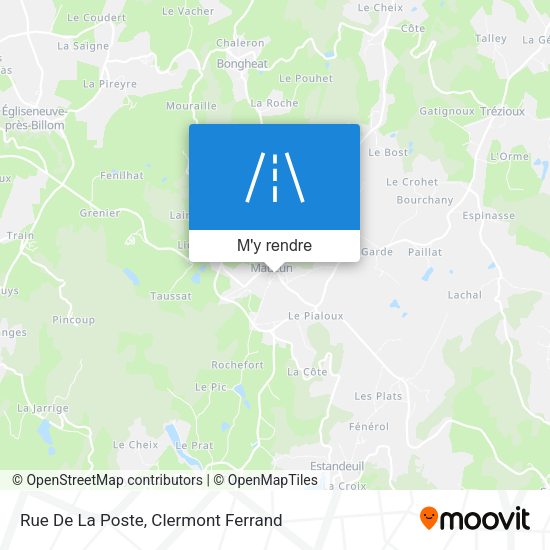 Rue De La Poste plan
