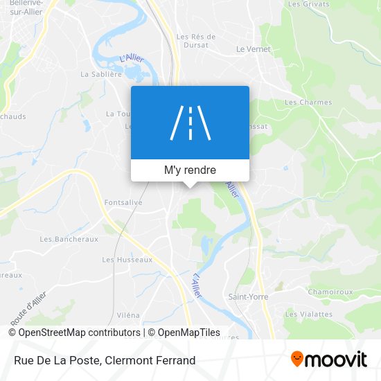 Rue De La Poste plan
