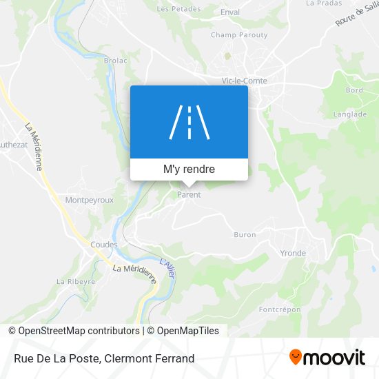 Rue De La Poste plan