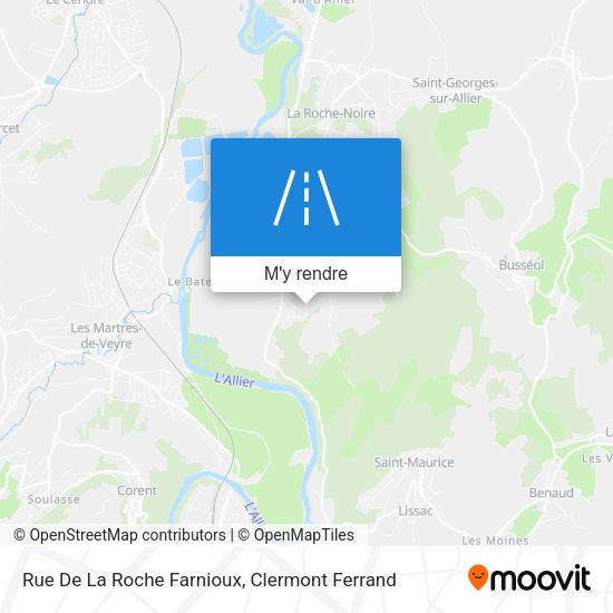 Rue De La Roche Farnioux plan