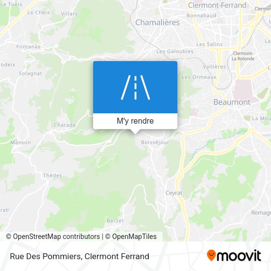 Rue Des Pommiers plan