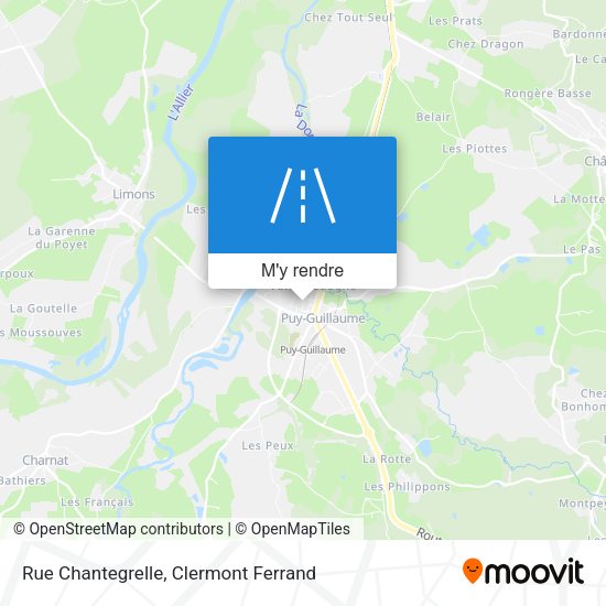 Rue Chantegrelle plan