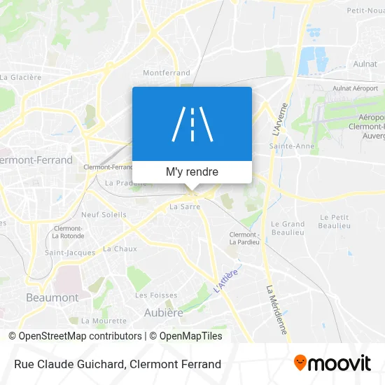 Rue Claude Guichard plan